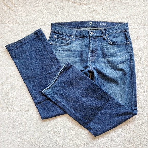 7 For All Mankind Other - 7famk Austyn 33x30 Relaxed Straight Leg Jeans